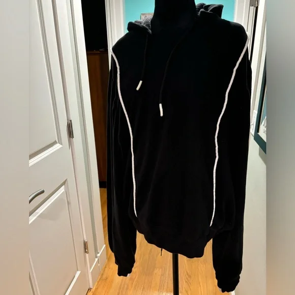 NWOT Free People Movement Sandstorm hoodie in black - L - Picture 6 of 13